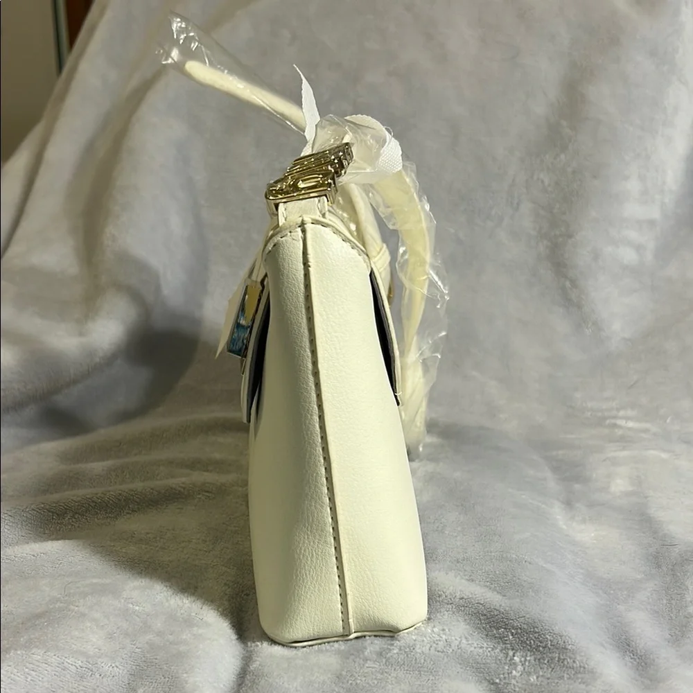 Madden Girl Cream Shoulder Bag